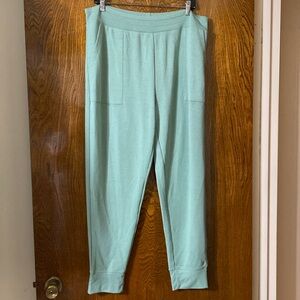 Cuddl Duds / green lounge pants /size pXL